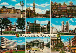 CPSM Bruxelles-Multivues-Timbre     L1137 - Panoramische Zichten, Meerdere Zichten