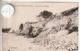 44 - Carte Postale Ancienne  De  LES MOUTIERS EN RETZ  Un Coin De La Plage - Les Moutiers-en-Retz