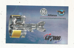 Autocollant, 120 X 75 Mm, AVIATION , Moteur GP7000 ,ALLIANCE : Joint Company Of GE Aircraft Engines And Pratt & Whitney - Pegatinas