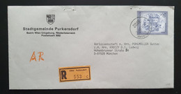 Österreich 1975, Reko Brief 50 Schilling Mi 1478 PURKERSDORF Gelaufen München - 1971-80 Storia Postale