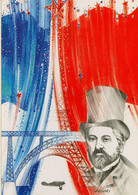 Delcampe - 009076 - CPM - CENTENAIRE DE LA TOUR EIFFEL - Oeuvre Originale De Christian GREGORI - Eiffelturm