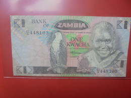 ZAMBIE 1 KWACHA Circuler - Zambie