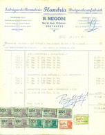 Oude Factuur R. Migom - Breigoederenfabriek Te Oostakker : 1949 - Vestiario & Tessile