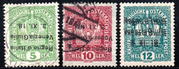 605.ITALY,AUSTRIA,VENEZIA GIULIA,1918 #2a ,4a USED,5a MH - Vénétie Julienne