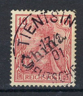 Colonia Alemana En China En 1901 Tientsin Sellado Postal - Deutsche Post In China