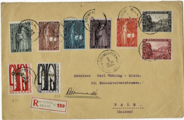 1929, Orval, Cpl. Lettre Recomm. (timbres € 90.-), # A6516 - Storia Postale