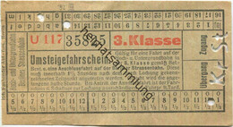 Deutschland - Berlin - Hoch- Und Untergrundbahn Berliner Strassenbahn - Fahrschein 20er Jahre 3. Klasse Umsteigefahrsche - Europe
