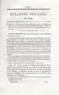 Ordonnance Du Roi De 1841 Concernant Le Ministère De La Guerre - Décrets & Lois