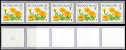 R116** - Tagètes / Goudsbloemen / Ringelblumen / Marigolds - BUZIN - Bande De 5 Numérotée / Strook Van 5 Genummerd - 1985-.. Birds (Buzin)