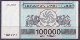 Georgia  - 1994 -  100 000 Laris .. UNC ..P48A - Georgien