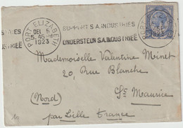 4879 Lettre Cover Afrique Du Sud South Africa PORT ELIZABETH 1923 SUPPORT S.A INDUSTRIES Saint Maurice Nord 59 Minet - Autres & Non Classés