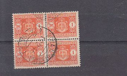 ITALIA  1945 - Sassone  02°  (blocco Di 4) - Annullo Originale  -segnatasse = - Segnatasse