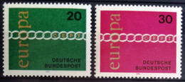 EUROPA 1971 - ALLEMAGNE                    N° 538/539                        NEUF** - 1971