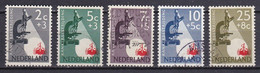 NL090 – PAYS-BAS - NETHERLANDS – 1955 – ANTI-CANCER FUND – SG # 816/20 USED 16,25 € - Gebraucht