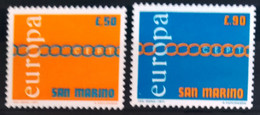 EUROPA 1971 - SAINT MARIN                   N° 782/783                       NEUF** - 1971