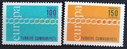 EUROPA 1971 - TURQUIE                   N° 1981/1982                       NEUF* - 1971