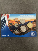 BLISTER MONNAIE DOLLAR UNC / APACHE / COIN SET 2016 NATIVE AMERICAN UNCIRCULATED / USA - Collezioni