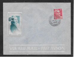 France - Vignette - Type Gandon Sur Lettre - TB - Philatelic Fairs