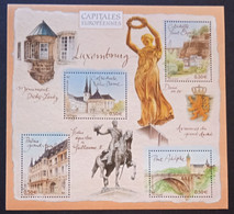 France Bloc Feuillet Neuf 2003 Capitales Européennes  Luxembourg Ville - Full Sheets