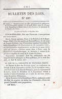 Ordonnance Du Roi De 1841 Concernant La Répression De La TRAITE Des NOIRS - Haiti