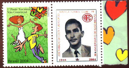 PERSONALITY - JRC - FOUNDER OF THE AMERICA FOOTBALL CLUB -MINT - BRAZIL - Personalized Stamps