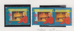 Verenigde Staten Kerstvignetten Scott-cat. Jaar 1948 CS42 WX 140/141 Verschillende Tandingen - Unclassified