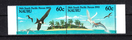 Nauru   -   1993. Vista Dell' Isola, Uccelli Marini E Delfino. View Of The Island, With Sea Birds And Dolphin MNH - Spatzen