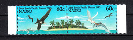 Nauru   -   1993. Vista Dell' Isola, Uccelli Marini E Delfino. View Of The Island, With Sea Birds And Dolphin MNH - Moineaux