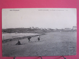 Visuel Pas Très Courant - 35 - Saint Lunaire - La Plage De Longchamps - 1904 - R/verso - Saint-Lunaire
