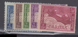 BELGIQUE      1927    N°     249 / 253         ( Neuf Avec Charniére )        COTE  9 € 00      ( S 187 ) - Unused Stamps