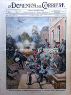 La Domenica Del Corriere 25 Aprile 1915 WW1 Benelli Francia Carpazi Saluzzo Bari - Weltkrieg 1914-18