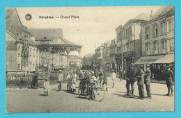 * Nivelles - Nijvel (Waals Brabant) * (G. Hermans) Grand'Place, Grote Markt, Kiosk, Kiosque, Vélo, Patisserie, Animée - Nijvel