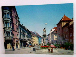 Seltene AK Schaffhausen. Fronwagplatz. Brunnen Mit Statue, Geschäfte, Straßenpartie, Passanten - Hausen Am Albis 