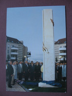 CPM CPSM 21 CHENOVE EVENEMENTS EVENEMENT Inauguration Place Bicentenaire Révolution 1992 RARE ? Maire M CARRAZ - Chenove