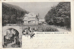 *** 68  ***  Hôtel WOLF In MURBACH - Timbrée 1899 TTB - Murbach