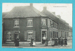 * Quaregnon (Hainaut - La Wallonie) * (Edition Sacco Quaregnon) Coin De La Rue Du Coq, Coiffeur, Salon De Coiffure, TOP - Quaregnon