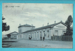 * Diest (Vlaams Brabant) * (SBP, Nr 1) La Gare, Railway Station, Bahnhof, Statie, Zeldzaam, Unique, TOP, Prachtkaart - Diest