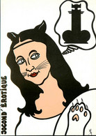 Chat Humanisé * CP Illustrateur J. LARDIE * La Joconde Léonard De Vinci * Jocond'érotique * Chats Cat Cats Katze - Chats