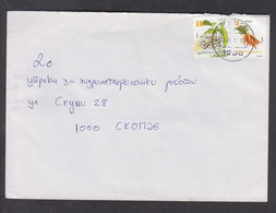 REPUBLIC OF MACEDONIA, COVER - MICHEL 704, 735 - Vegetables + - Groenten