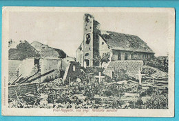 * Poelkapelle - Poelcapelle (Langemark - Ieper) * (Militarbehordlich Genehmigt) Von Engl. Artillerie Zerstort, Ruines - Langemark-Poelkapelle