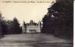 53 - LA CROPTE - Château De La Carrière, Prés Meslay - Vue Prise De La Route - - Meslay Du Maine