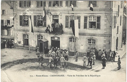 68    Dannemarie  -   Visite Du President De La Republique - Dannemarie