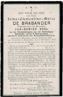 ELVERSELE / TIELRODE - Irma DE BRABANDER - Echtg. Jan BOEL - °1863 En +1903 - Santini