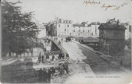 SOISSONS  : Le Pont De Saint Waast Bien  Animé ( 1903) - Soissons