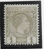 Monaco N°1 - Neuf * Avec Charnière - TB - Unused Stamps