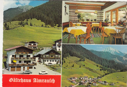 A6307) 6622 RINNEN - BERWANG / Tirol - Frühstückpension HAAS / SPRENGER - Tolle Dreibild AK - Berwang