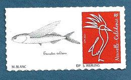 NOUVELLE CALEDONIE (New Caledonia)- Timbre Personnalisé - Poisson Volant Exocet- Flying Fish - 2021 - Nuevos