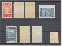 Schweiz GM3,  1924, UPU Kongress**, Diverse, Siehe Scans! - Unused Stamps