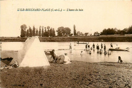 L'ile Bouchard Plage * Le Lac * L'heure Du Bain * Baigneurs - L'Île-Bouchard