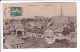 CPA  Très Animée - FONDETTES - Vue Générale -  Train : Inauguration De La Gare - Fondettes